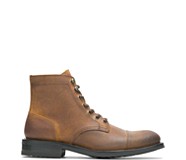 BLVD Cap-Toe Boot, Rugged Leather Brown, dynamic