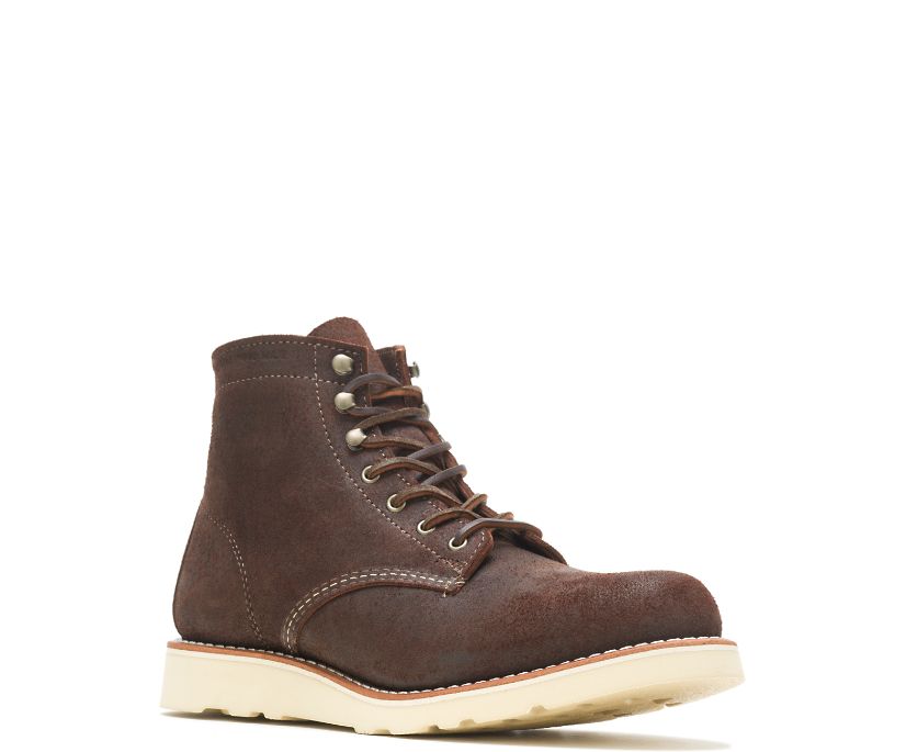 Men’s 1950s Shoes Styles- Classics to Saddles to Rockabilly Mens Wolverine Path Less Traveled  1000 Mile Plain-Toe Wedge BootMens Wolverine Path Less Traveled  1000 Mile Plain-Toe Wedge Boot $309.99 AT vintagedancer.com
