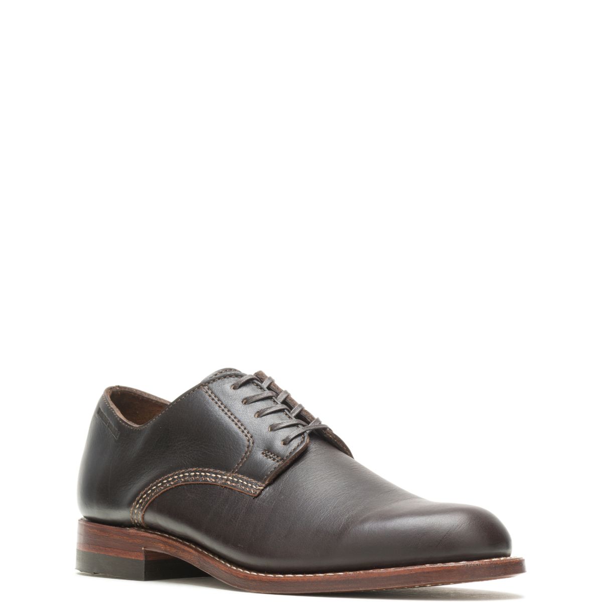 Lux - 1000 Mile Plain-Toe Derby Shoe, Arabica, dynamic 2