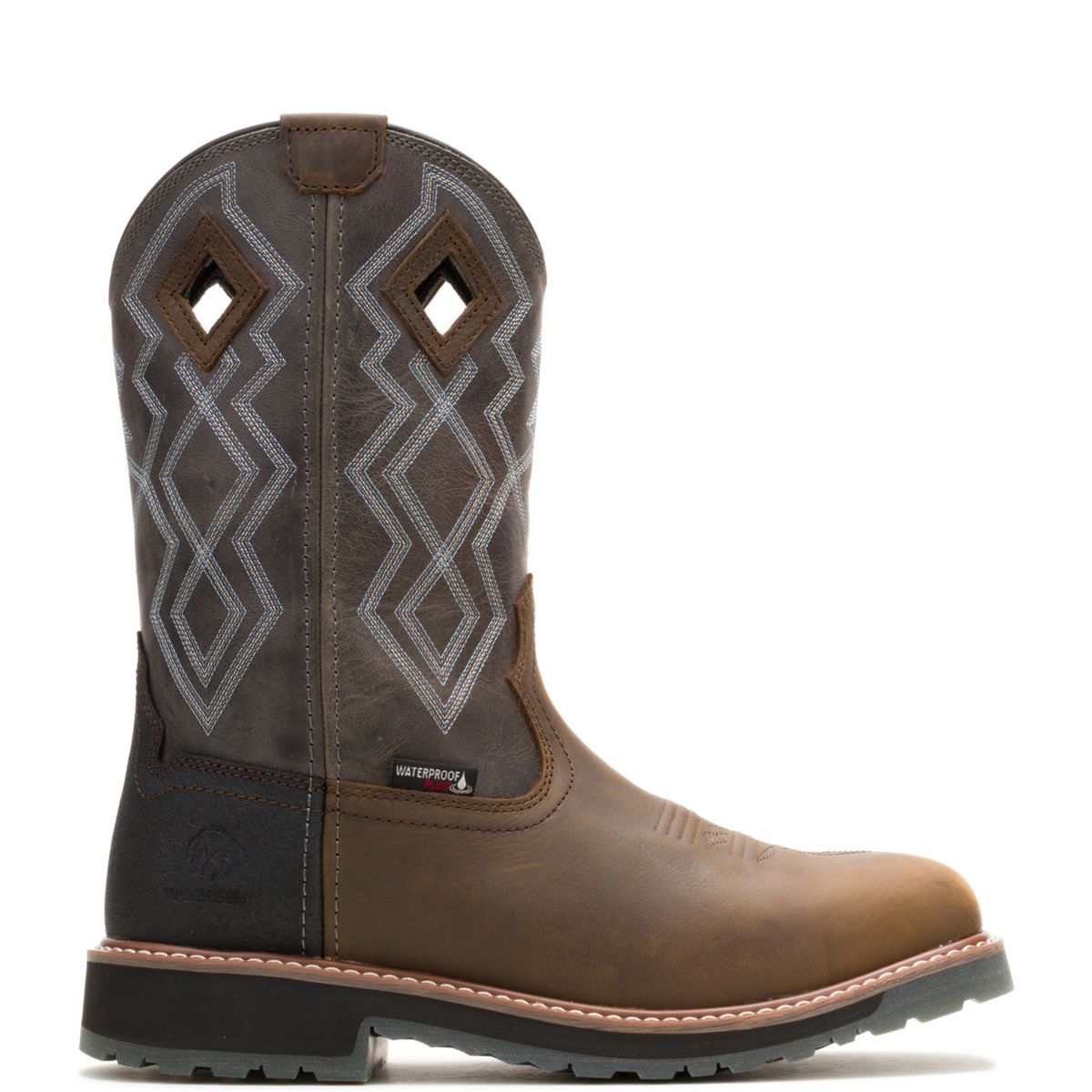 Rancher Pro HyperRest™ Pull-On Composite-Toe Work Wellington, Titanium, dynamic 1