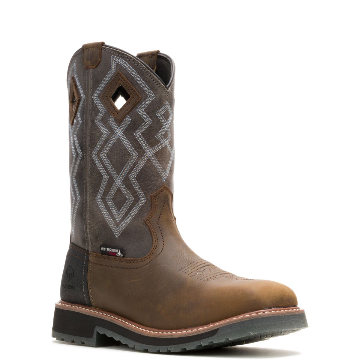 Rancher Pro ft HyperRest® Pull-On Composite-Toe Work Wellington, Brown, dynamic 2