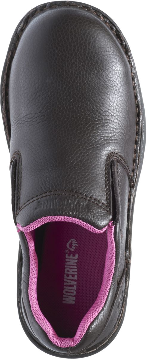 Bailey Opanka Steel-Toe EH Slip-On Work Shoe, Brown, dynamic 4