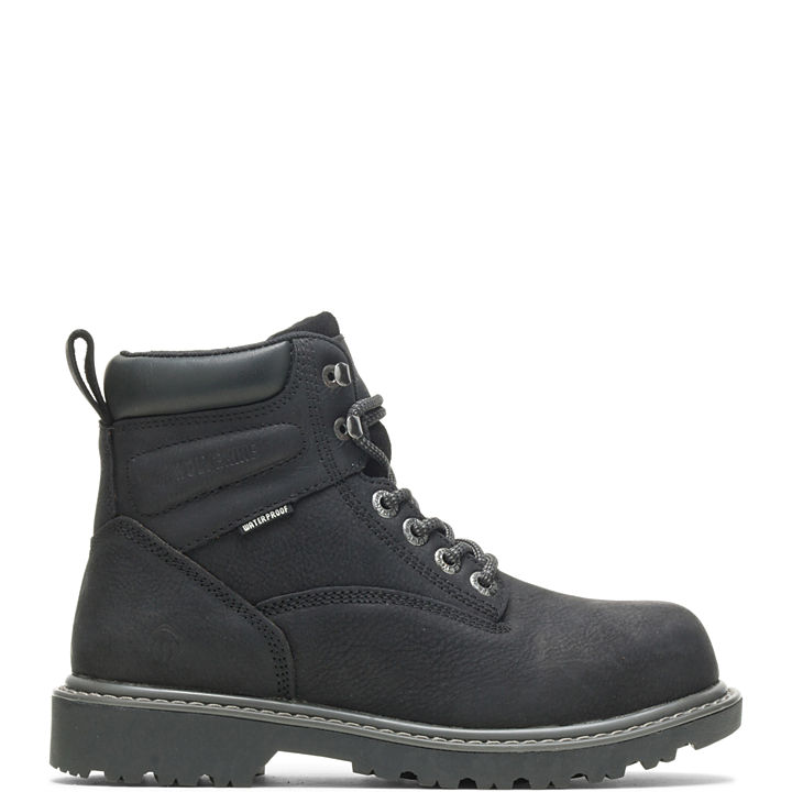 Floorhand 6" Steel Toe Boot, Black, dynamic