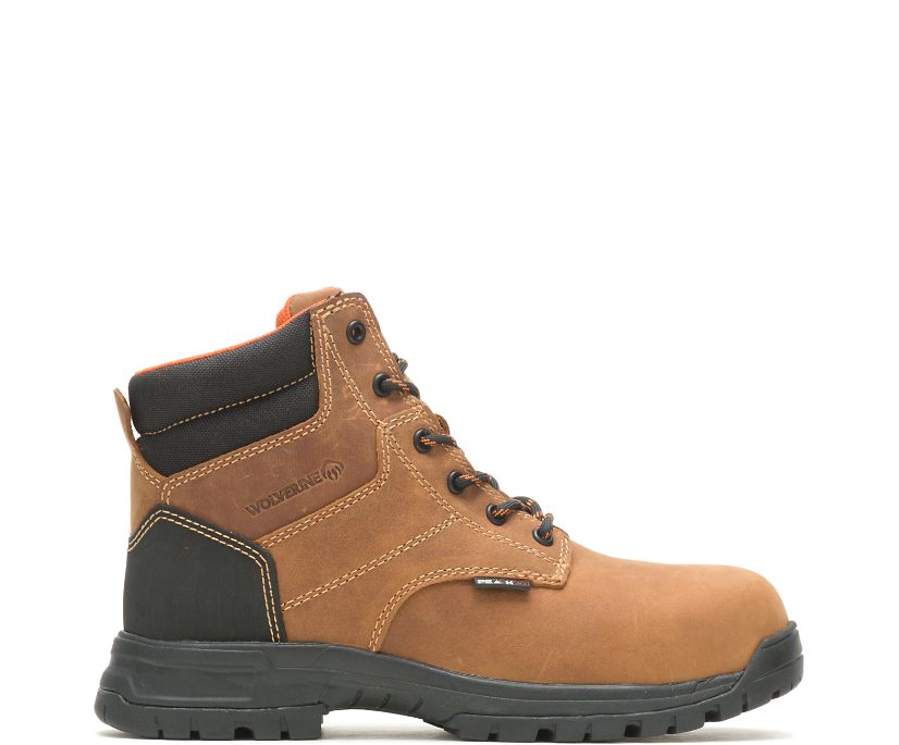Piper 6" Composite-Toe Work Boot, Brown, dynamic 1