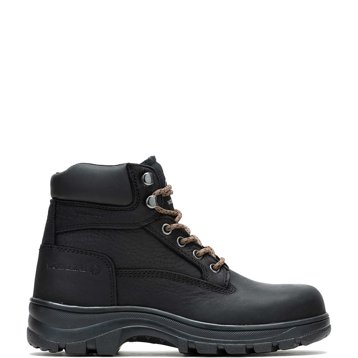 Carlsbad 6" Steel-Toe Work Boot, Black, dynamic 1