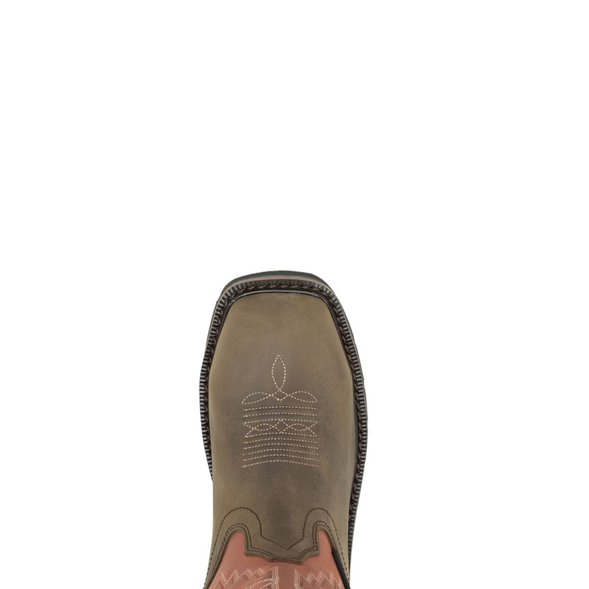 Rancher Arrow Steel-Toe Wellington Work Boot, Rose, dynamic 5