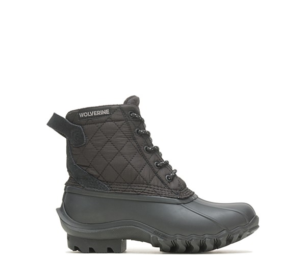 Torrent Quilted Duck Boot, Black, dynamic