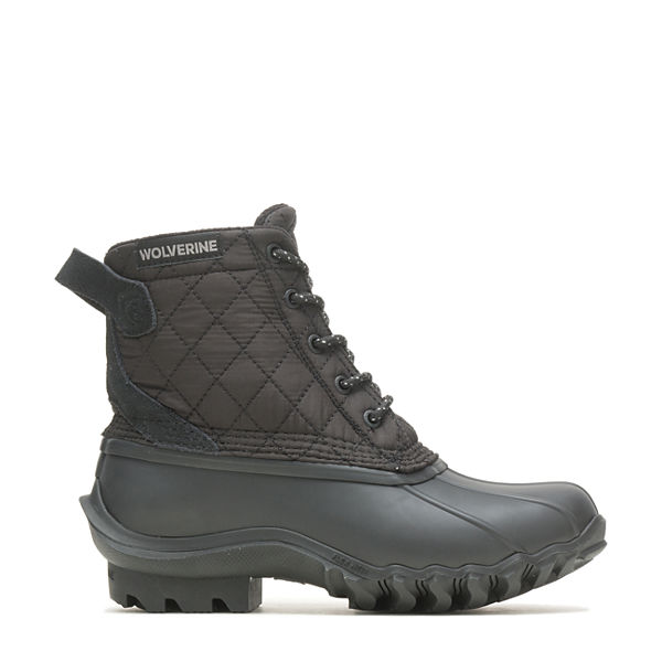 Torrent Quilted Duck Boot, Black, dynamic