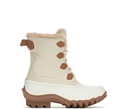 Torrent Faux-Fur Tall Duck Boot, Ivory, dynamic