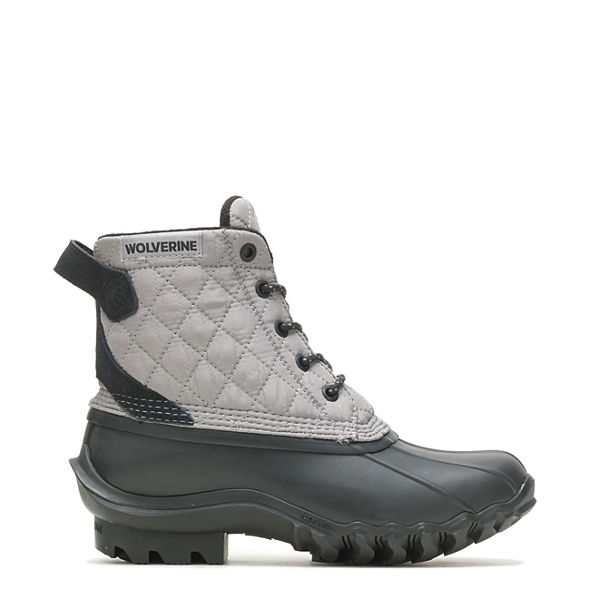 Torrent Quilted Duck Boot, Charcoal Grey, dynamic