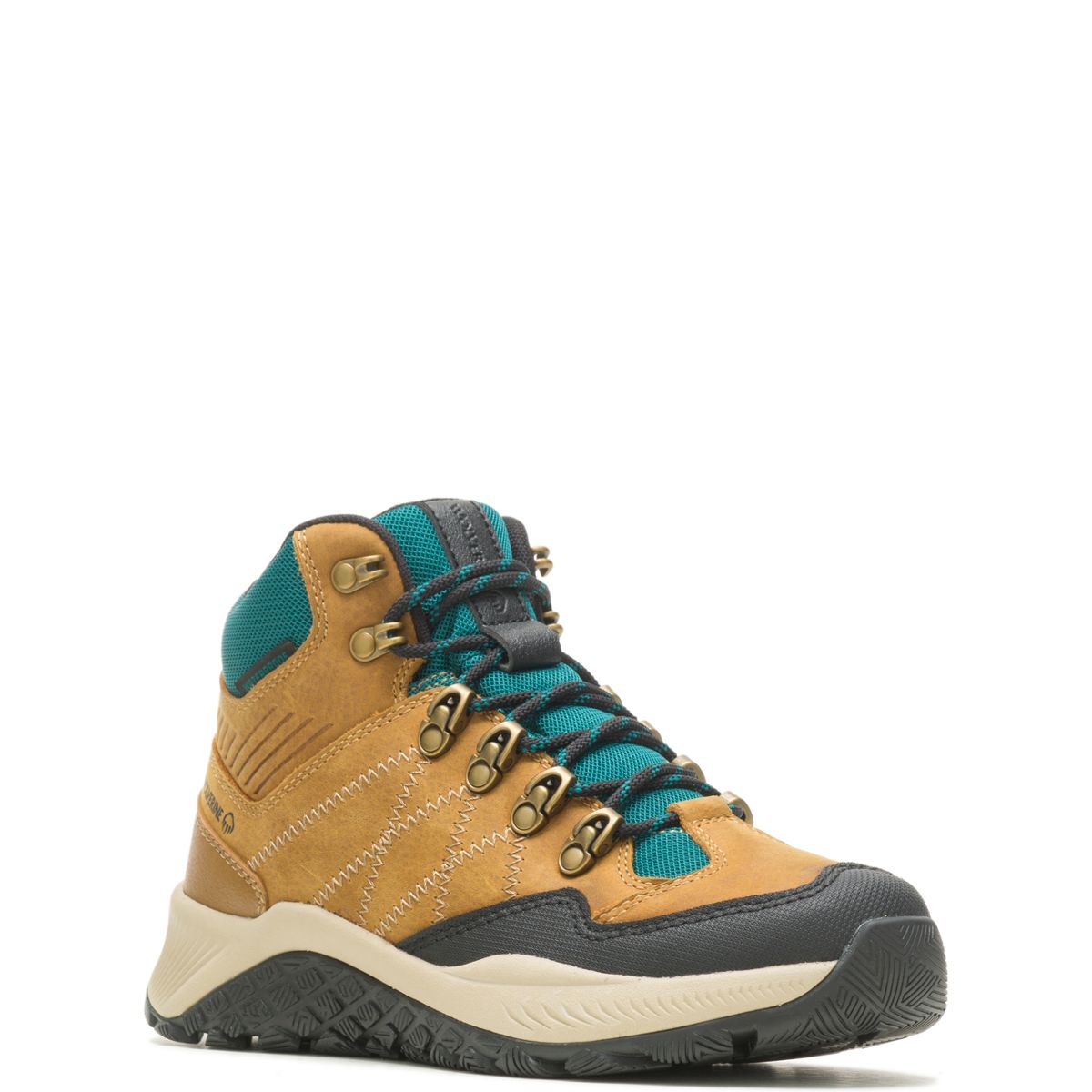 Luton Waterproof Hiker, Gold/Teal, dynamic 2