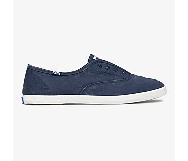 Chillax Washable Slip On Sneaker, Blue, dynamic