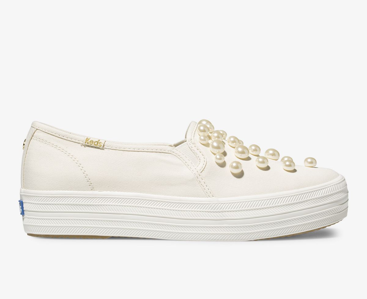 keds pearl leather