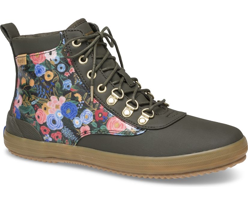 Keds x Rifle Paper Co. Scout Water-Resistant Boot Garden Party