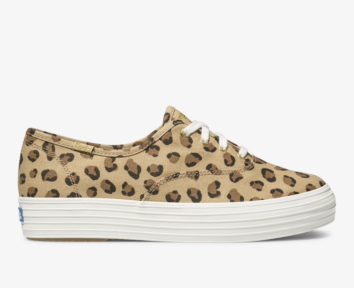 leopard platform sneakers