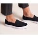 Double Decker Canvas Slip On Sneaker, Black, dynamic 2