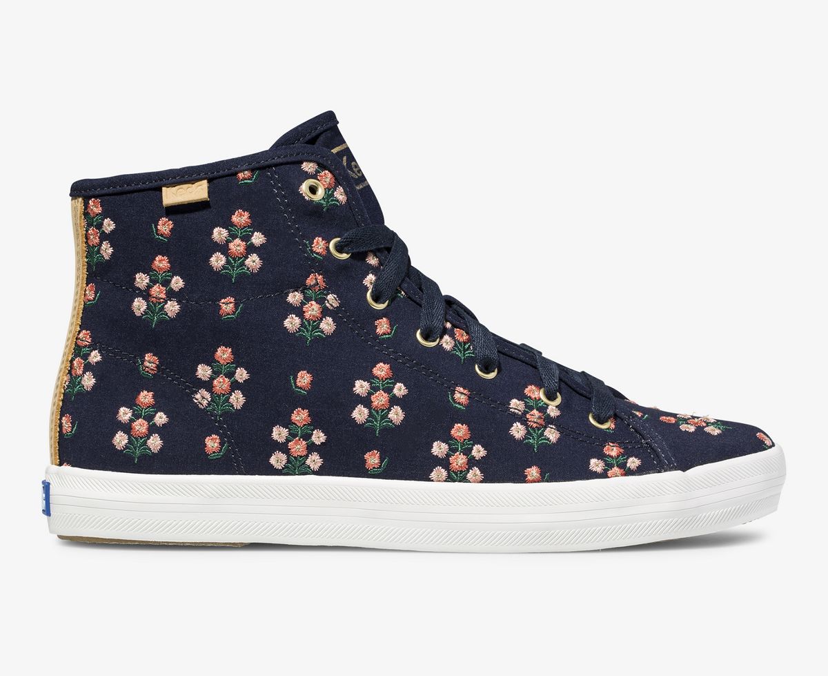 embroidered keds