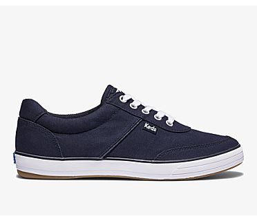 Courty II Canvas, Navy, dynamic