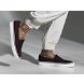 Double Decker Tencel™ Slip On Sneaker, Burgundy, dynamic 2