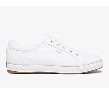Center II Canvas Sneaker, White, dynamic