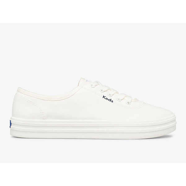 Breezie Canvas Sneaker, White, dynamic