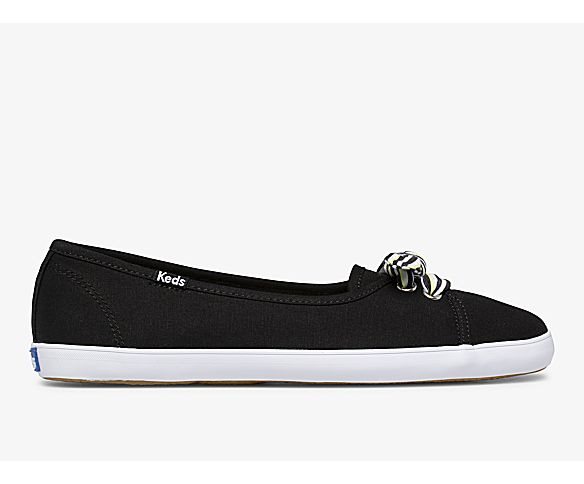 Seaside Canvas Slip On Sneaker, Black Multi, dynamic