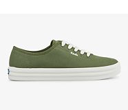 Breezie Canvas Sneaker, Green, dynamic