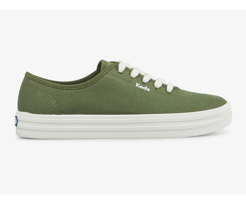 Breezie Canvas Sneaker, Green, dynamic 1