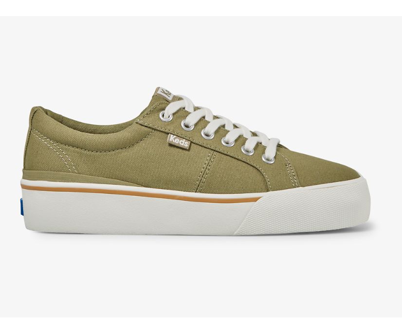 Jump Kick Duo Canvas Sneaker, Olive, dynamic 1