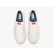 Jump Kick Rib Knit Collar Sneaker, White/Red, dynamic 3