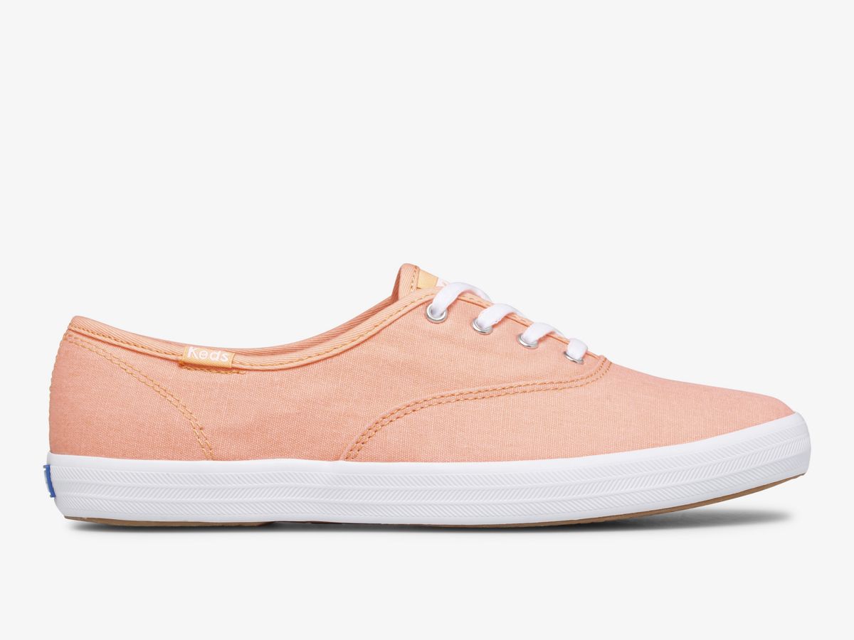 Keds Champion Feat. Organic Neon In Neon Coral | ModeSens
