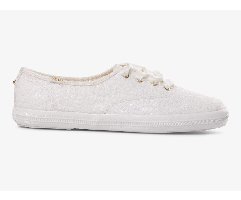 Champion Sequins Sneaker, Off White, dynamic 1
