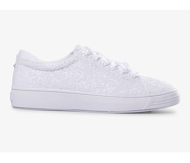 Alley Sequins Sneaker, White, dynamic