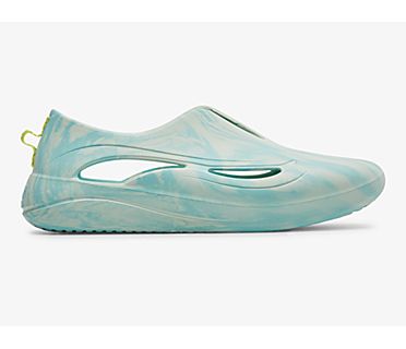 The Future Eva Eco Swirl Slip On Sneaker, Aqua, dynamic