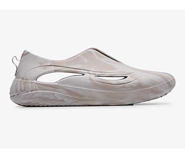 The Future Eva Eco Swirl Slip On Sneaker, White Grey, dynamic