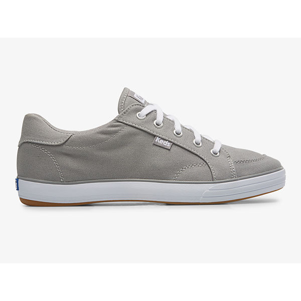 Center III Canvas Sneaker, Grey, dynamic