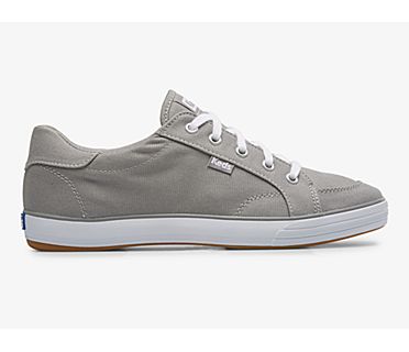 Center III Canvas Sneaker, Grey, dynamic