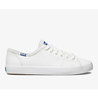 Kickstart Leather Sneaker, White/Blue, dynamic 1