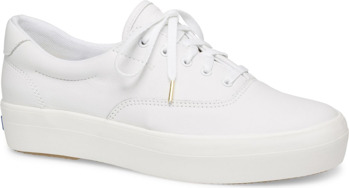 keds white leather slip on sneakers