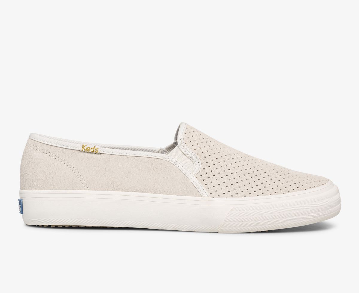 keds double decker perforated suede women's sneakers