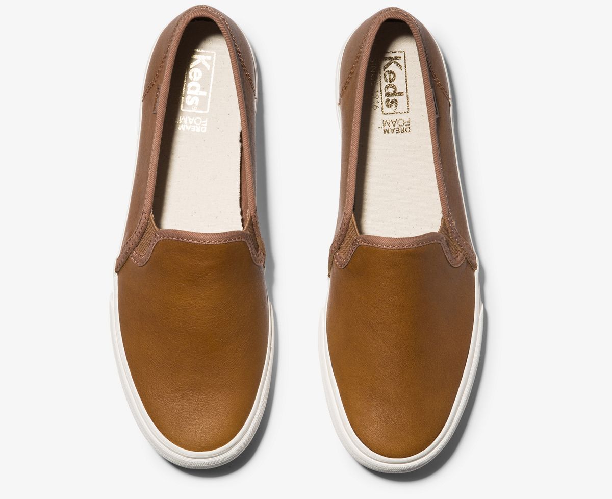 double decker leather keds
