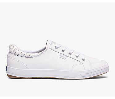 Center II Leather Sneaker, White, dynamic