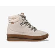 Midland Boot Luxe Leather w/ Faux Shearling and Thinsulate™, Cream, dynamic