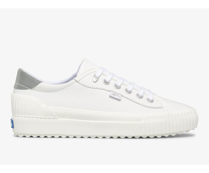 Demi TRX Leather Sneaker, White Silver, dynamic 1