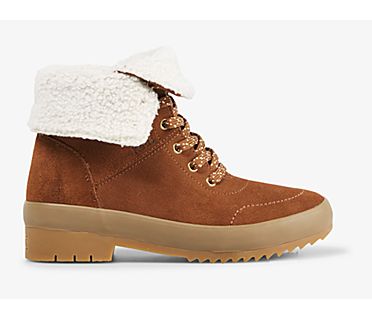 Camp Boot II Suede Sherpa Water Resistant w/ Thinsulate™, Brown, dynamic
