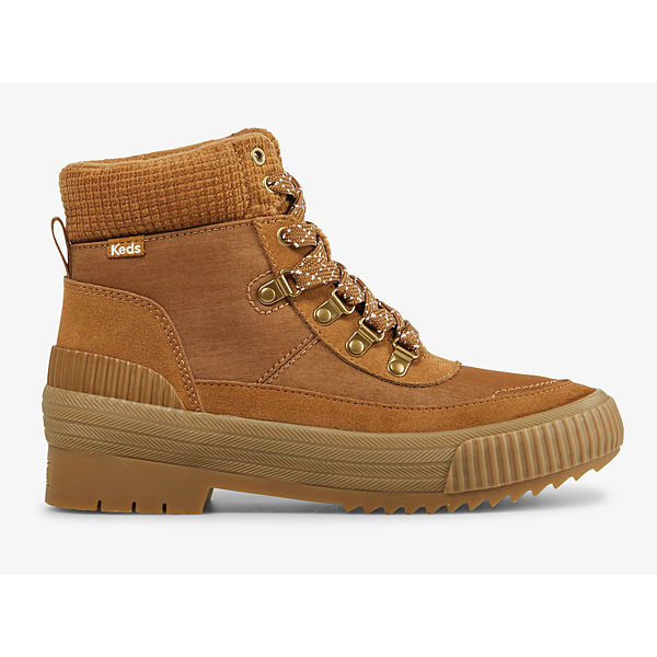 Fielder Boot Water Resistant Suede w/ Thinsulate™, Tan, dynamic