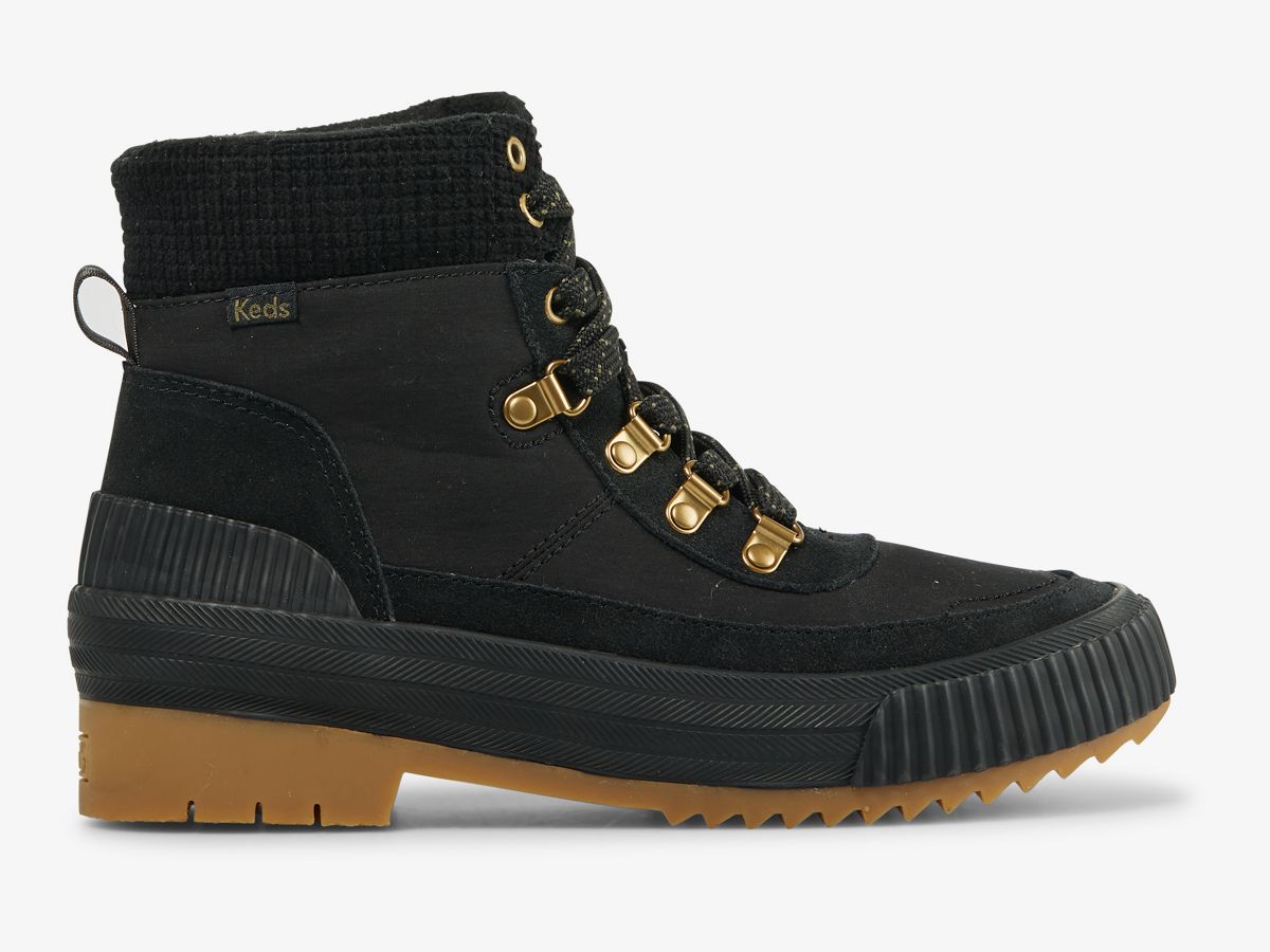 Fielder Boot Water Resistant Suede w/ Thinsulate™, Black, dynamic 1