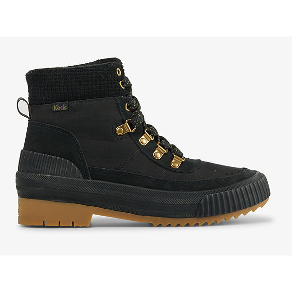 Fielder Boot Water Resistant Suede w/ Thinsulate™, Black, dynamic