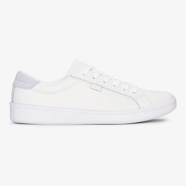 Ace Leather Sneaker, White Light Blue, dynamic