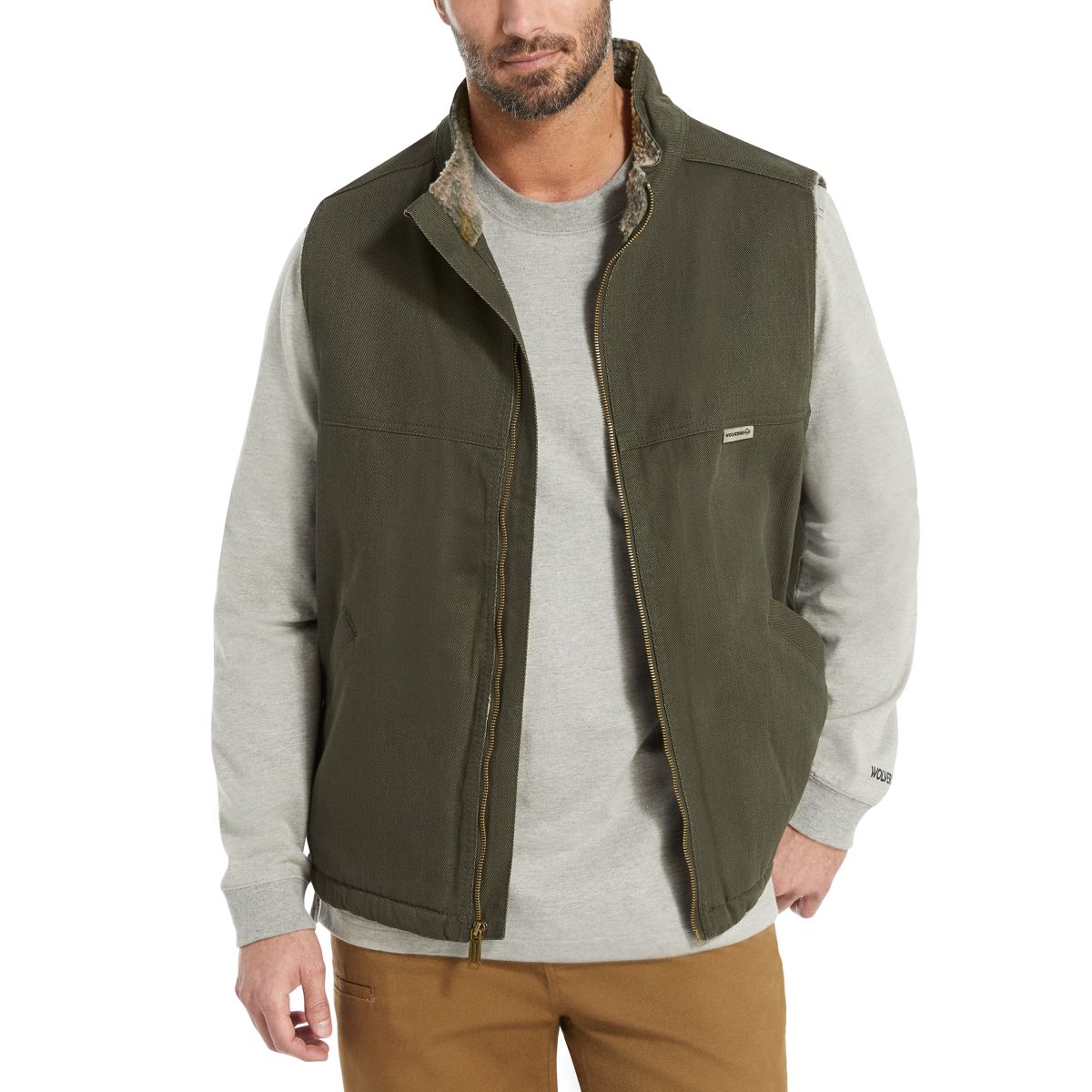 Upland Vest (Big & Tall), Olive, dynamic 2